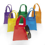 Non-Woven Bright Color Tote Bags<br>6" X6"-1 dozen