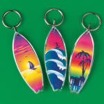 Surfboard Key Chains<br>3 1/4"-1 dozen