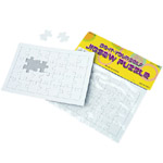Blank Jigsaw Puzzles<br> 5"X 6 3/4"-1 dozen