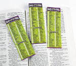 Books of the Bible Bookmarks<br>24 piece(s)