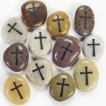 Cross Worry Stones<br>1 dozen