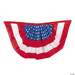 Polyester Patriotic Bunting<br>each