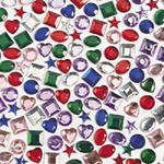 Adhesive Back Jewels<br>500 piece(s)