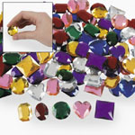 Jumbo Adhesive Jewels<br>1"-100 piece(s)