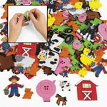 Farm Self-Adhesive Shapes<br>500 piece(s)