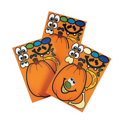 Jack-O’-Lantern Sticker Activity Sheets