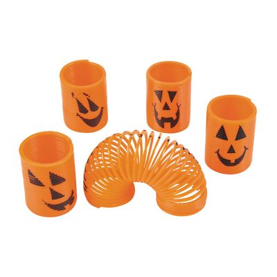 Mini Jack-O’-Lantern Orange Plastic Magic Springs