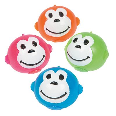 Mini Neon Monkey Splat Balls (12pc)