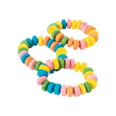 Stretchable Multicolored Hard Candy Bracelets