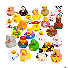 ABC's Characters Rubber Ducks<br>26 piece(s)