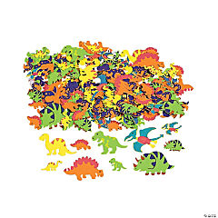 Bulk Dinosaur Self-Adhesive Foam Shapes<br>500 piece(s)