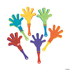 Bulk Mini Bright Hand Clappers<br>48 piece(s)