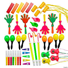 Bulk Noisemaker & Musical Instrument Assortment<br>50 piece(s)