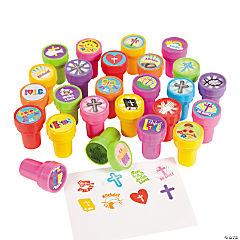 Bulk Religious Stamper Assortment<br>50 piece.