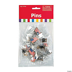 Bulk USA Flag Pins<br>72 piece(s)