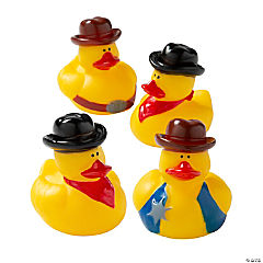 Cowboy Rubber Ducks<br>1 dozen