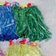 Green Child Hula Skirt w/Flowers<br>Each