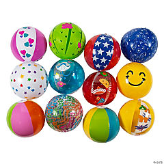 Inflatable Beach Ball Assortment<br>25 piece(s)