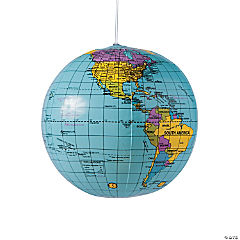 Inflatable World Globes<br>1 dozen