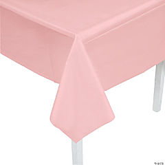 Light Pink Rectangle Tablecloth<br>Each