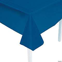 Navy Blue Rectangle Tablecloth<br>Each