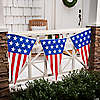 Large Patriotic Flag Pennant Banner<br> Each