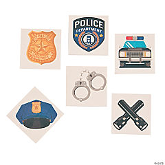 Bulk Police Tattoos<br>72 piece(s)