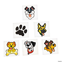 Bulk Puppy Party Tattoos<br>72 piece(s)