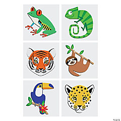 Bulk Rainforest Friends Tattoos<br>72 piece(s)