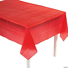 Red Rectangle Tablecloth<br>Each