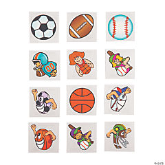 Bulk Sports Tattoos<br>72 piece(s)