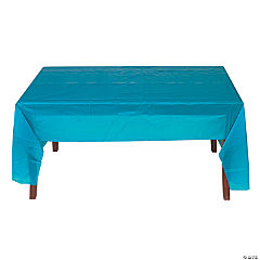 Turquoise Rectangle Tablecover<br>Each