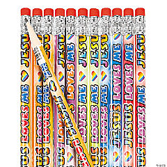 Jesus Loves Me Pencils<br>24 piece(s)