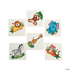 Bulk Zoo Animal Tattoos<br>72 piece(s)